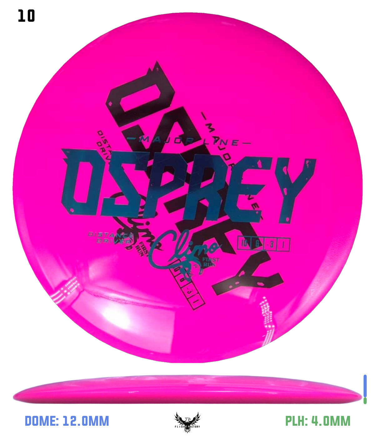 Climo Disc Golf Major Line Osprey - Misprints
