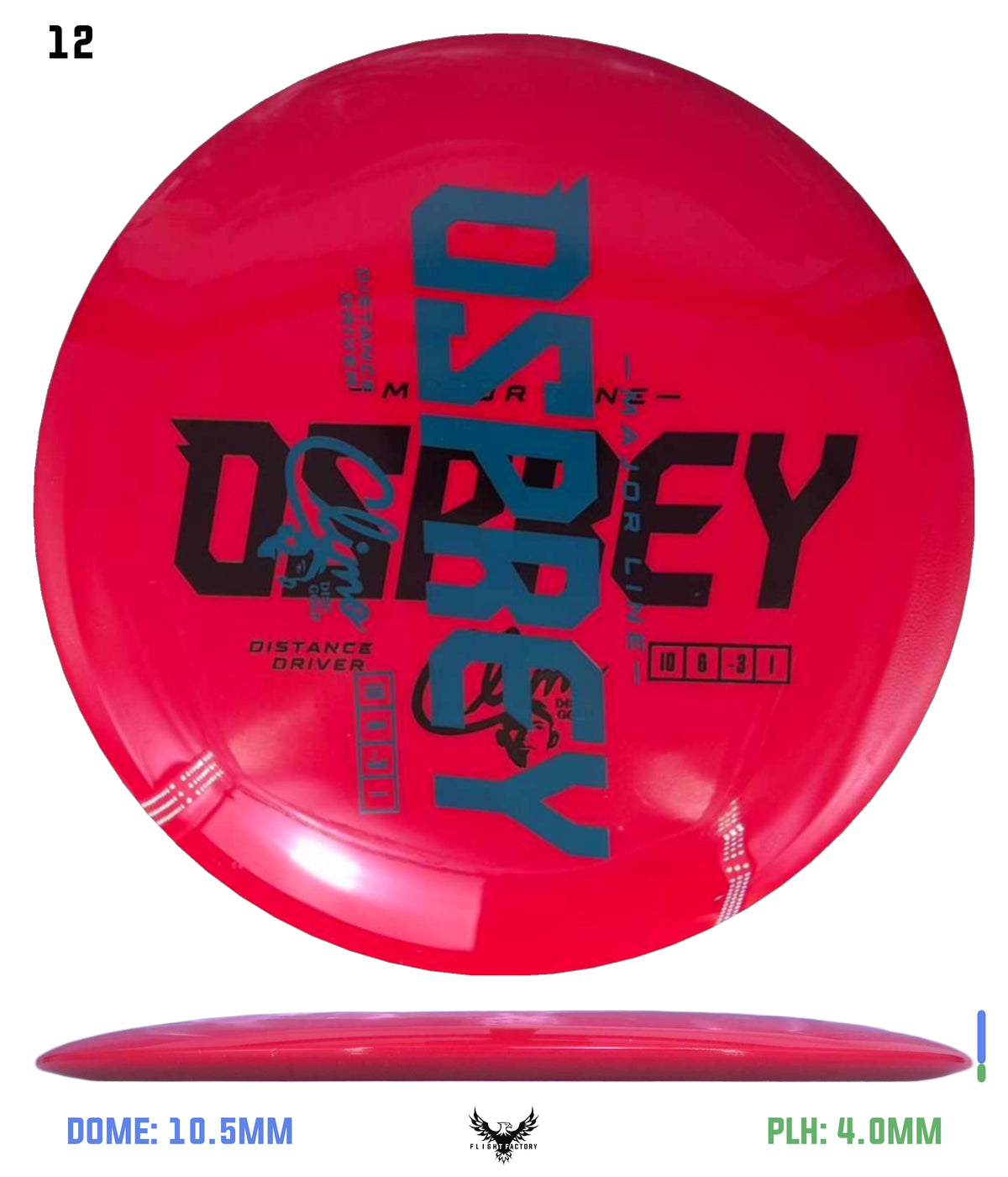 Climo Disc Golf Major Line Osprey - Misprints