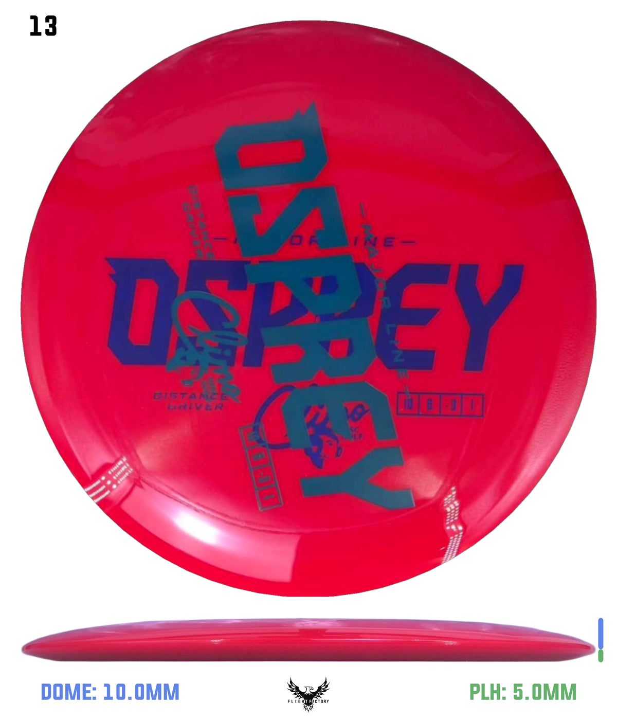 Climo Disc Golf Major Line Osprey - Misprints