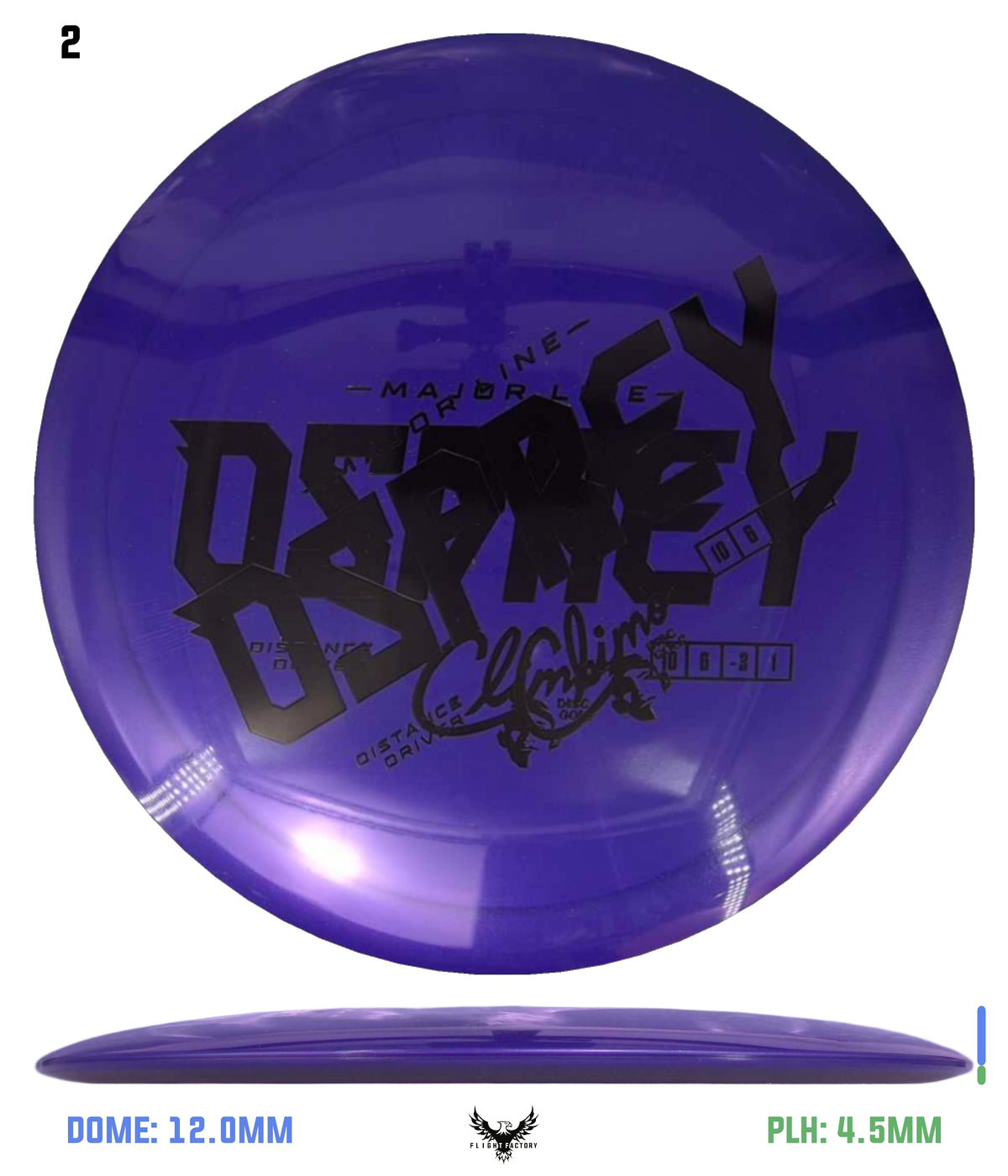 Climo Disc Golf Major Line Osprey - Misprints
