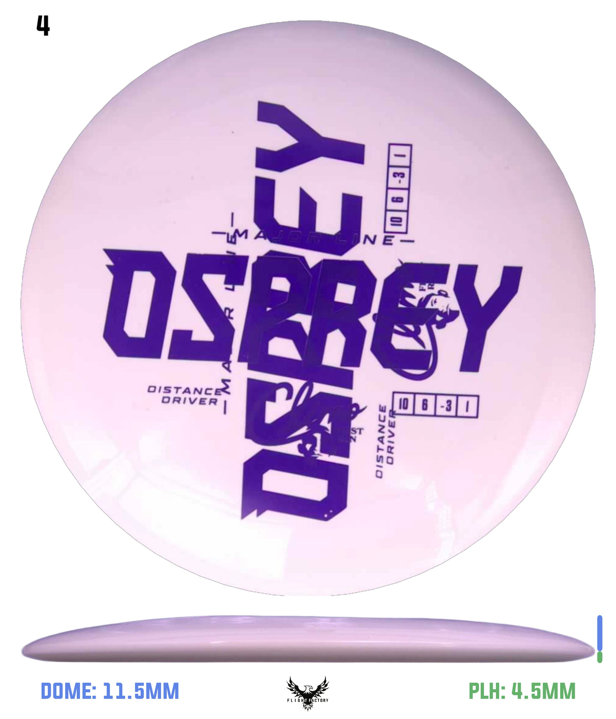 Climo Disc Golf Major Line Osprey - Misprints