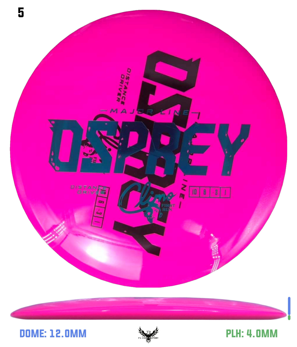Climo Disc Golf Major Line Osprey - Misprints