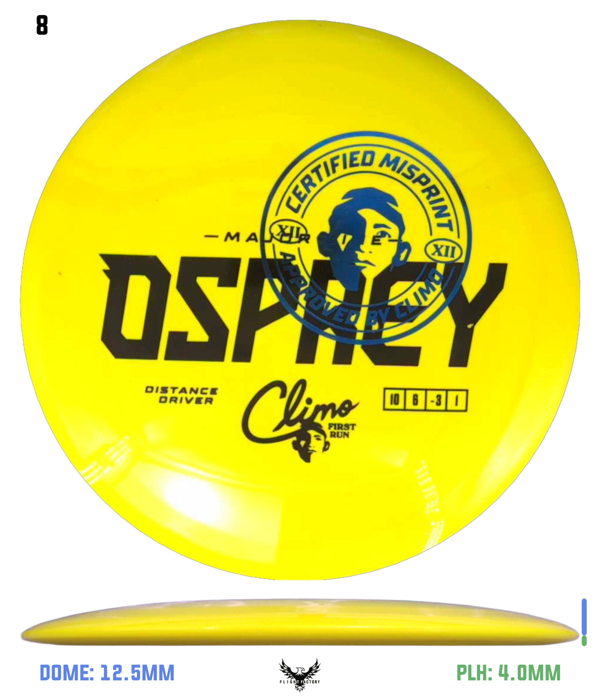 Climo Disc Golf Major Line Osprey - Misprints