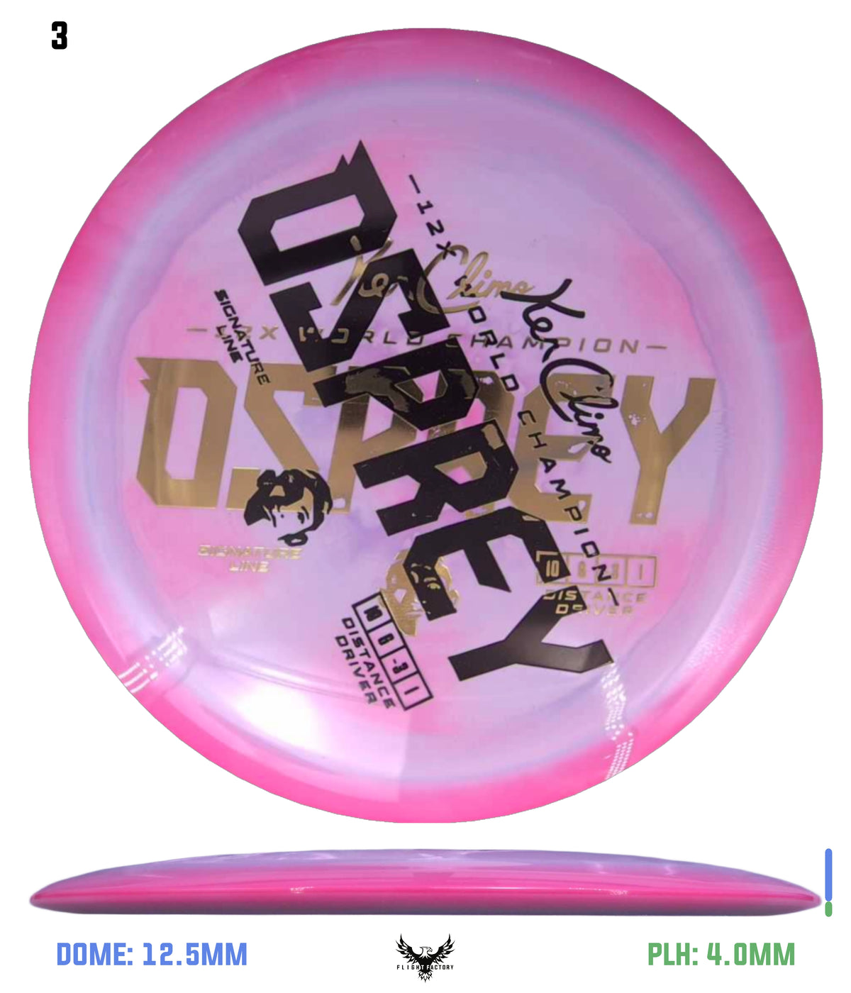 Climo Disc Golf Signature Line Osprey - Misprints