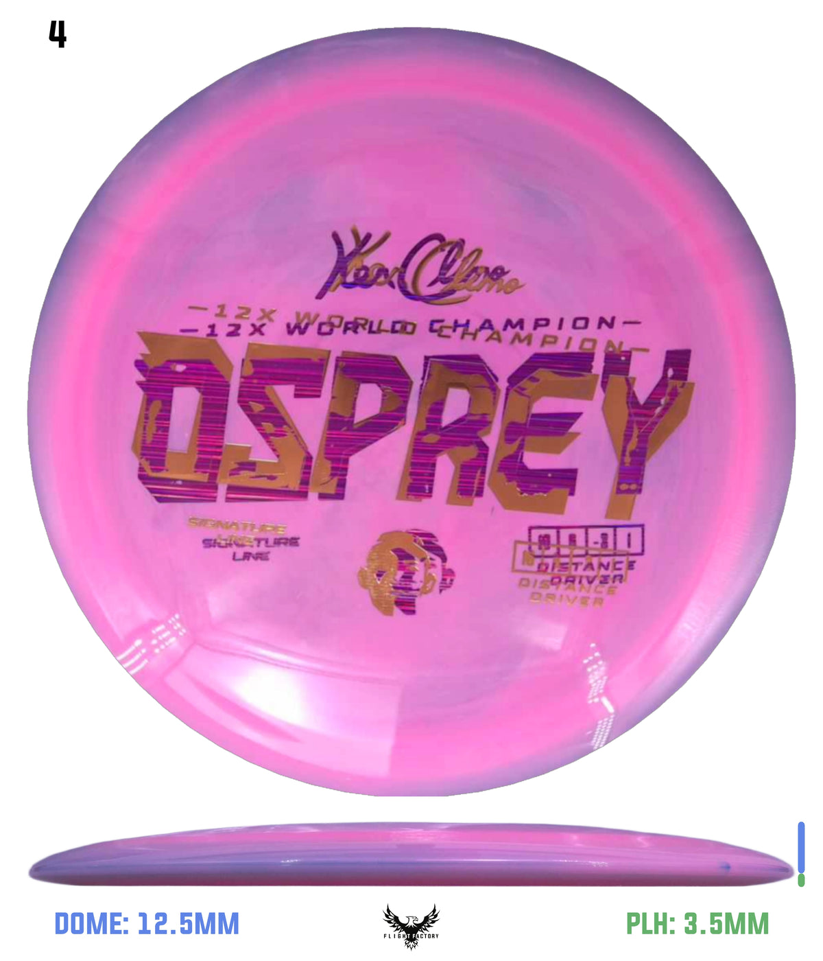 Climo Disc Golf Signature Line Osprey - Misprints