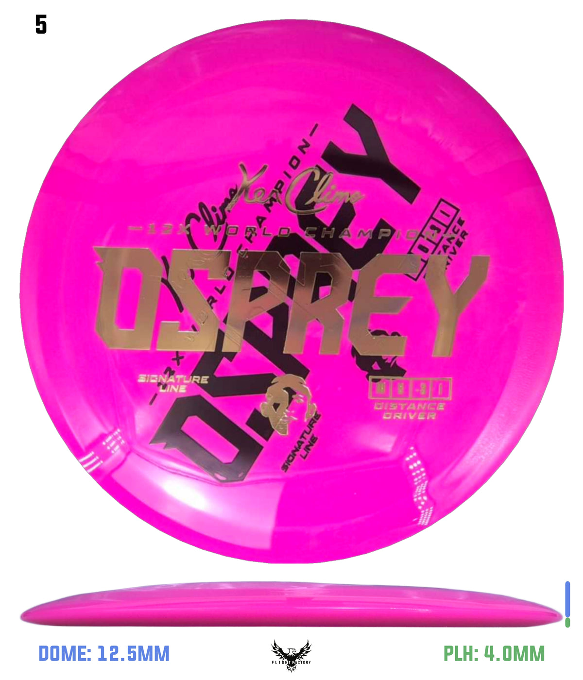 Climo Disc Golf Signature Line Osprey - Misprints