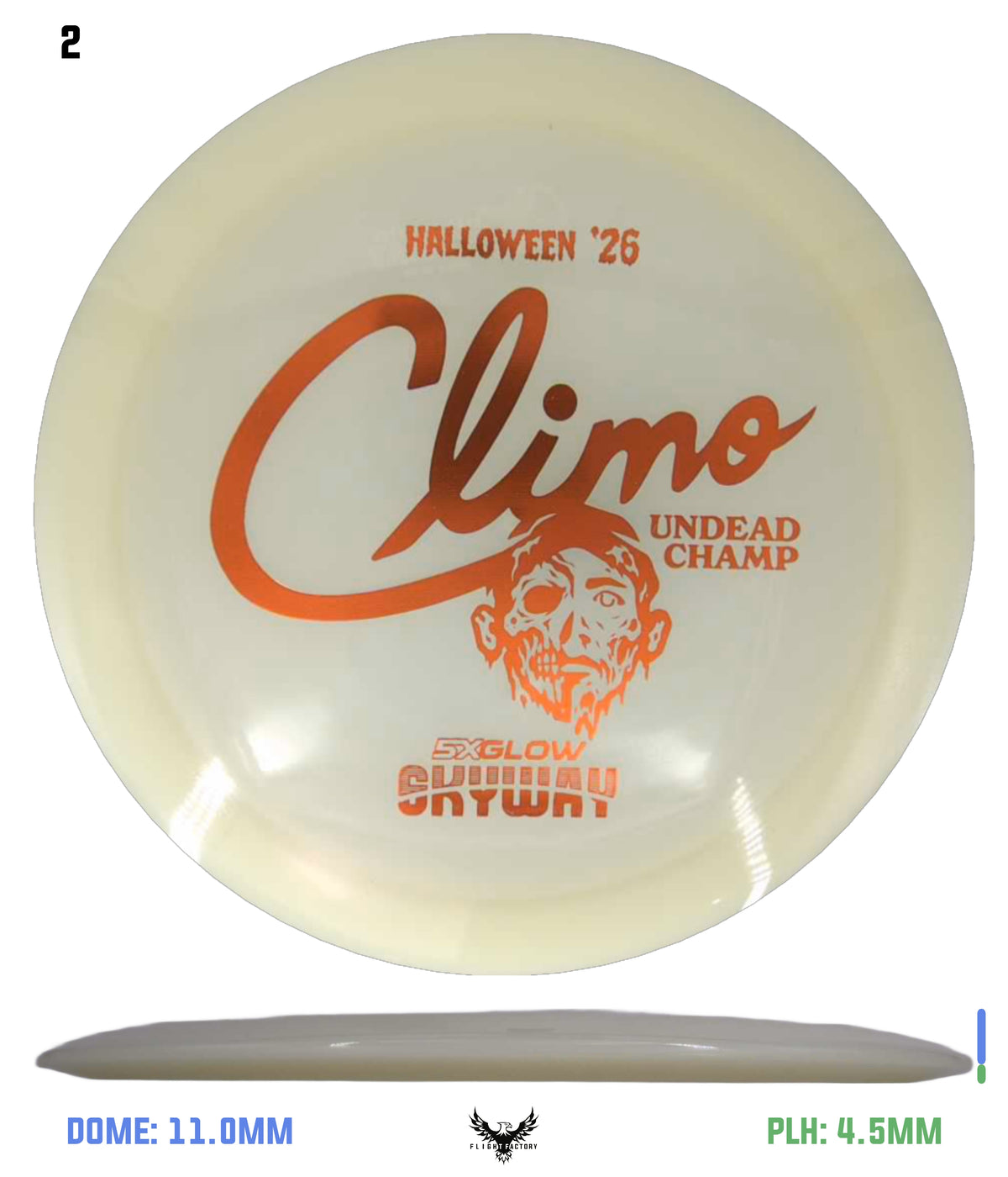 Climo Disc Golf Creature Feature 5x Glow Skyway