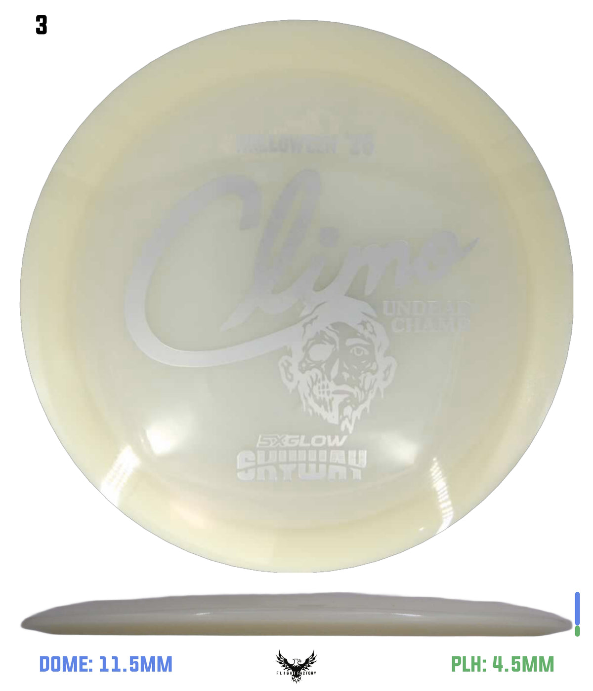 Climo Disc Golf Creature Feature 5x Glow Skyway