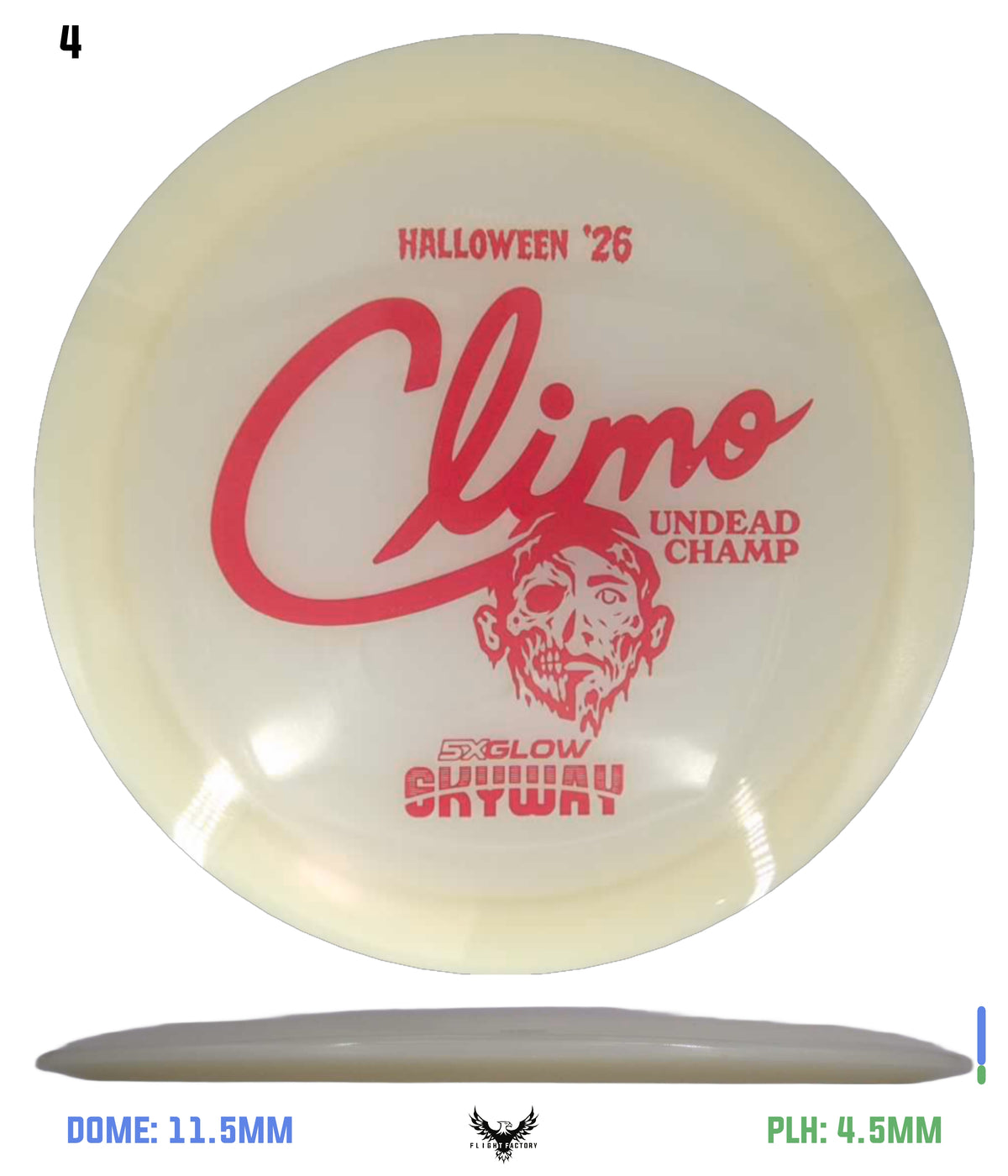 Climo Disc Golf Creature Feature 5x Glow Skyway