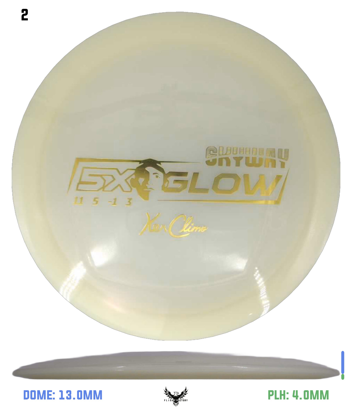 Climo Disc Golf 5x Glow Skyway