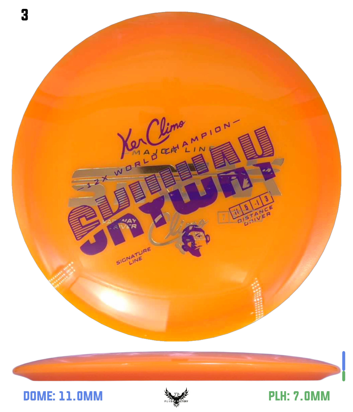 Climo Disc Golf Signature Line Streak - Misprints
