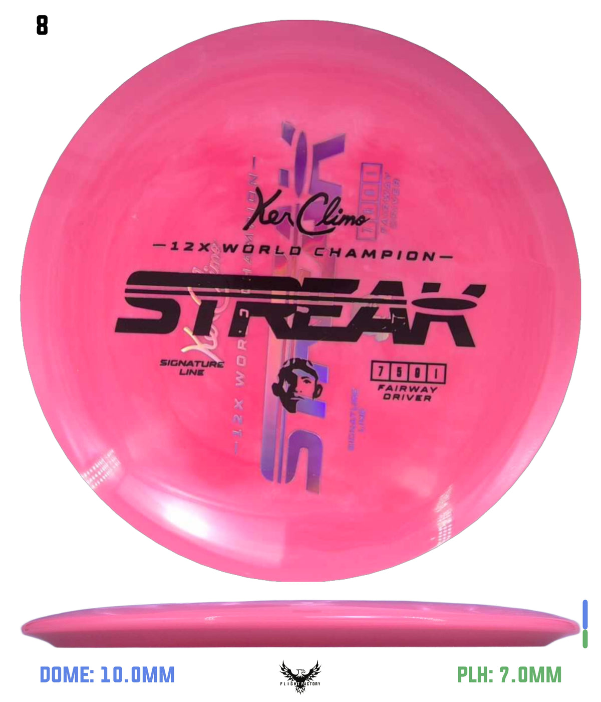 Climo Disc Golf Signature Line Streak - Misprints