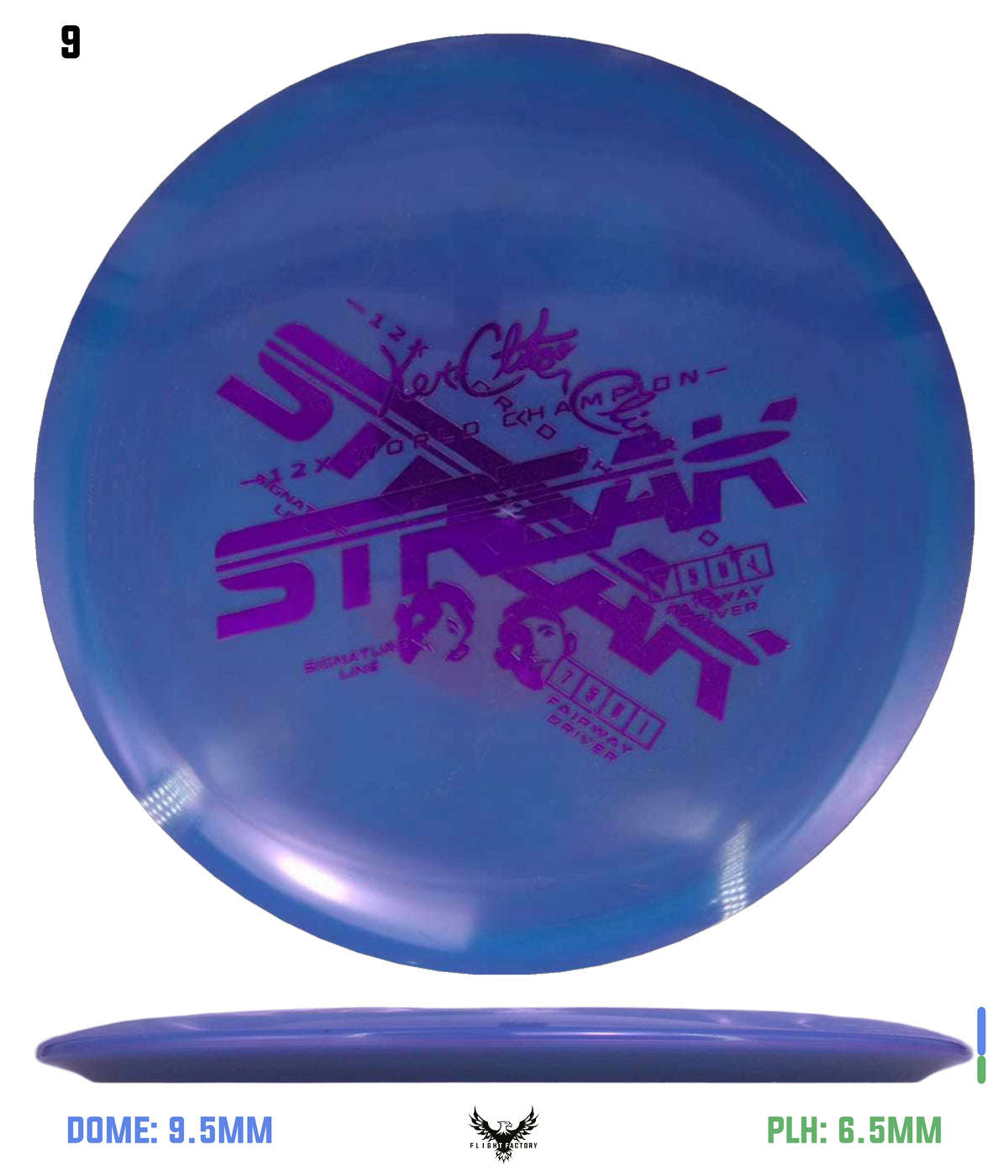 Climo Disc Golf Signature Line Streak - Misprints