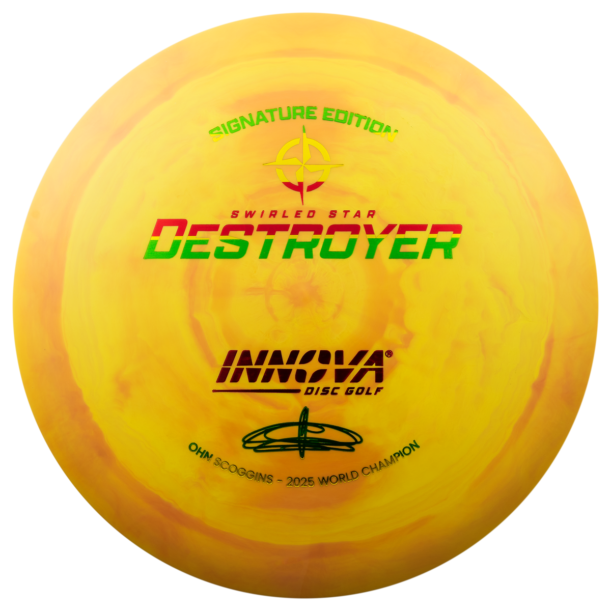 Innova Swirly Star Destroyer - Ohn Scoggins 2025 World Champion (PRE-ORDER)