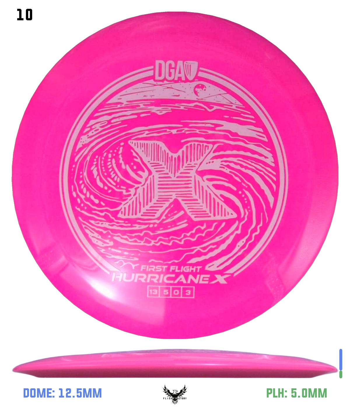 DGA First Flight LE Swirl Hurricane X