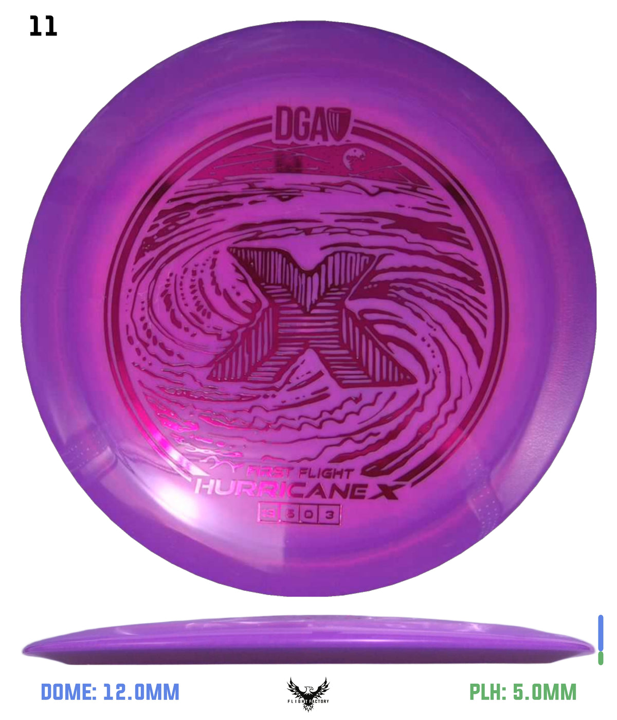 DGA First Flight LE Swirl Hurricane X