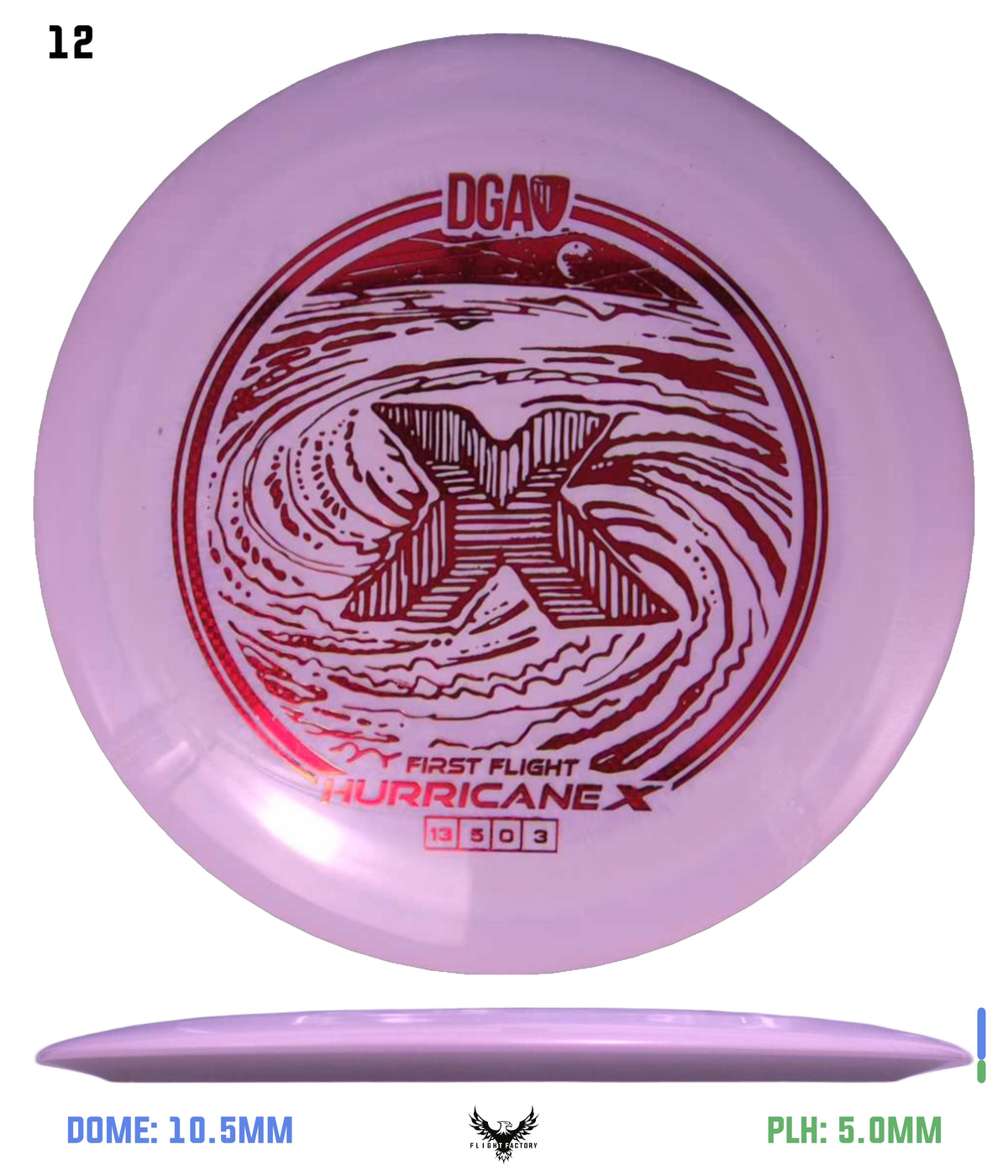 DGA First Flight LE Swirl Hurricane X