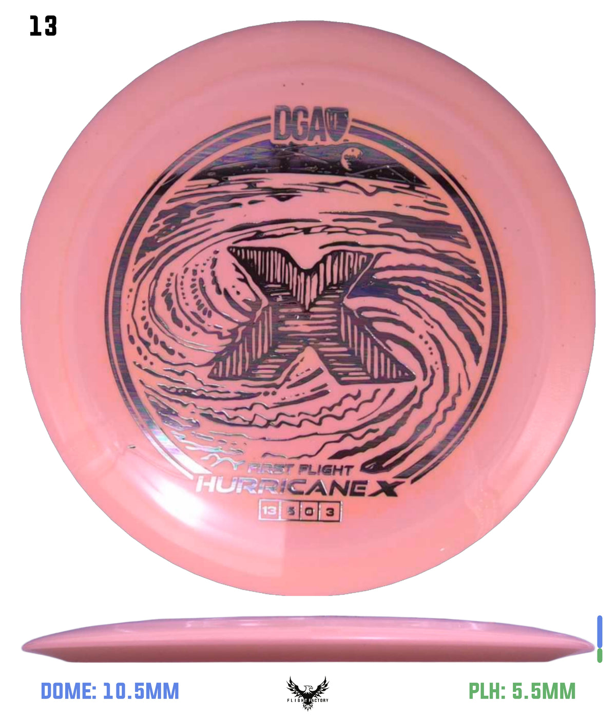DGA First Flight LE Swirl Hurricane X