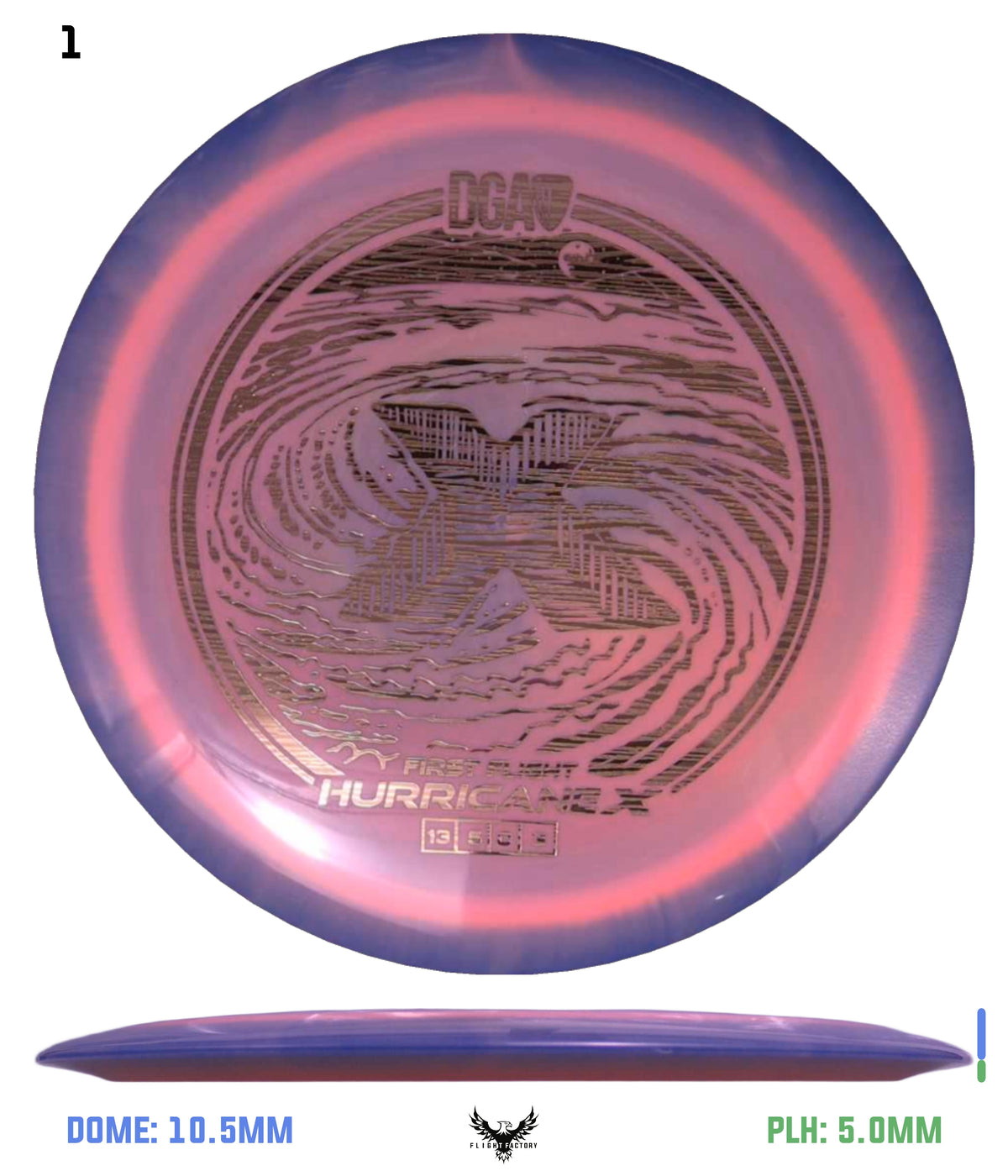 DGA First Flight LE Swirl Hurricane X