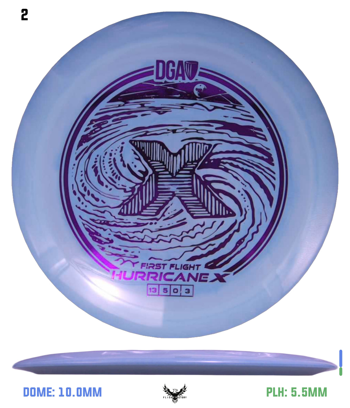 DGA First Flight LE Swirl Hurricane X