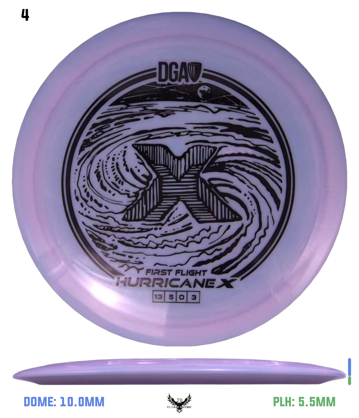 DGA First Flight LE Swirl Hurricane X