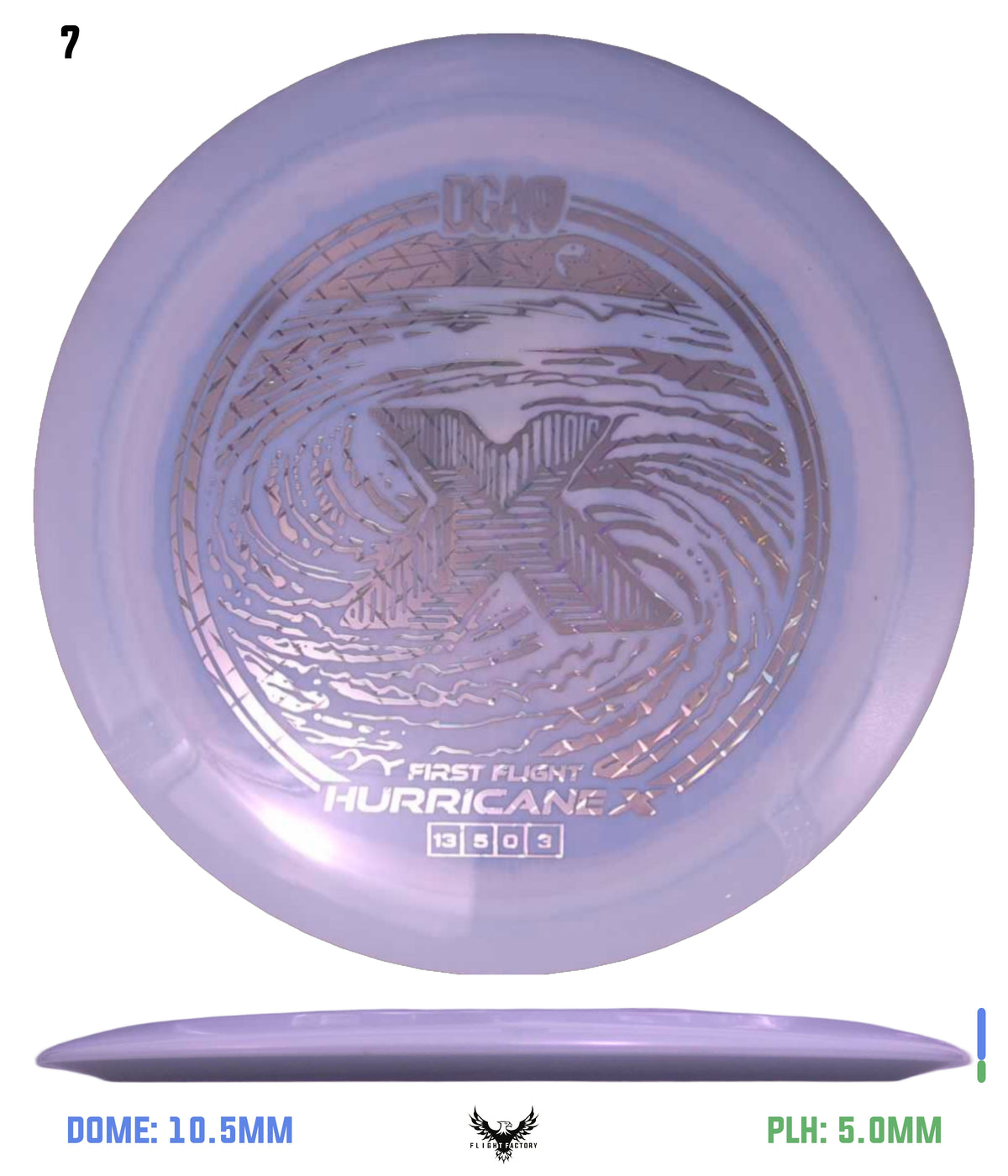 DGA First Flight LE Swirl Hurricane X