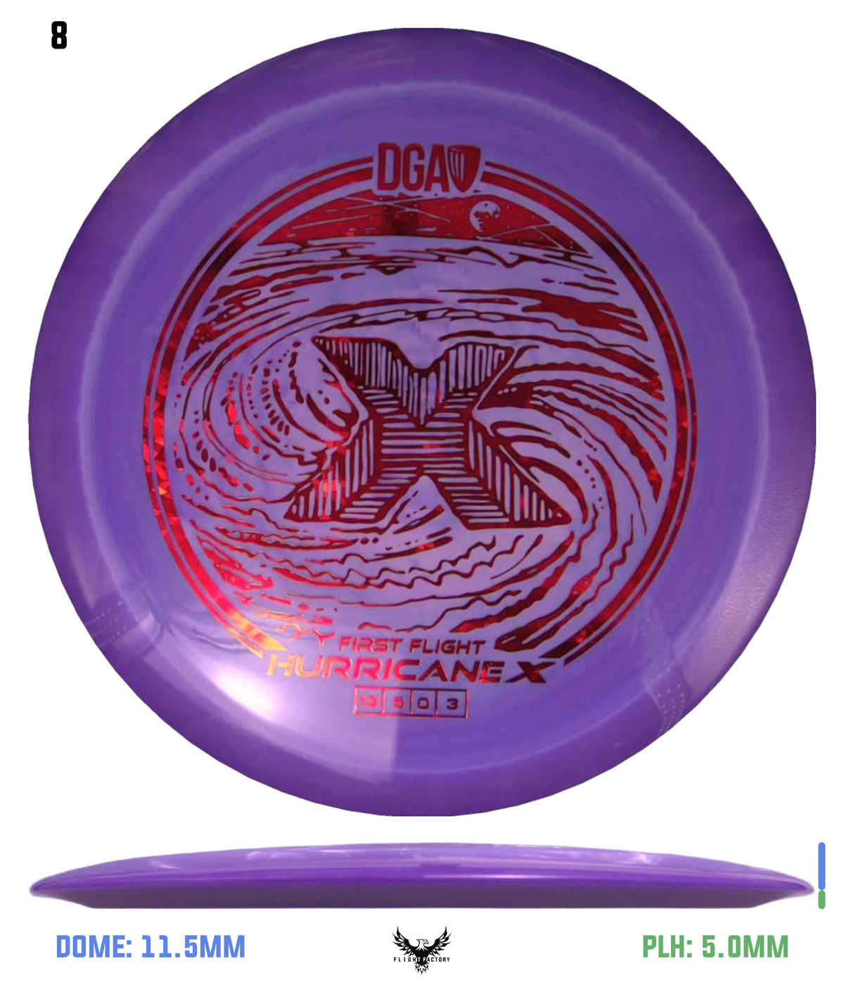 DGA First Flight LE Swirl Hurricane X