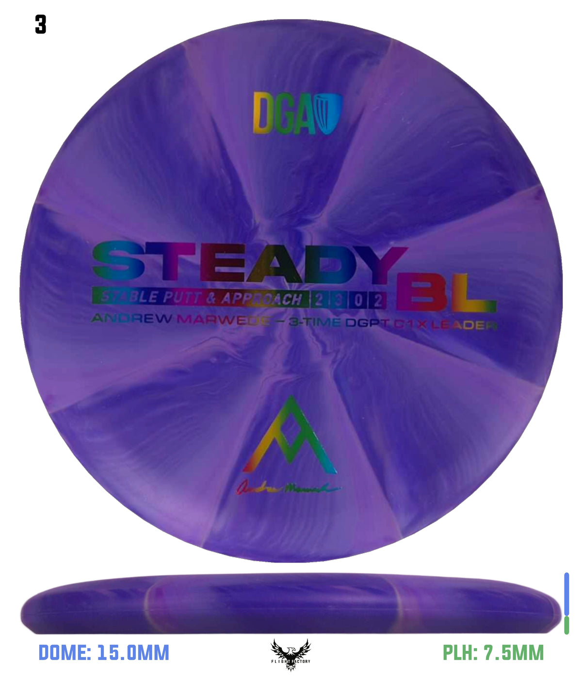 DGA Andrew Marwede Stone Swirl Steady BL