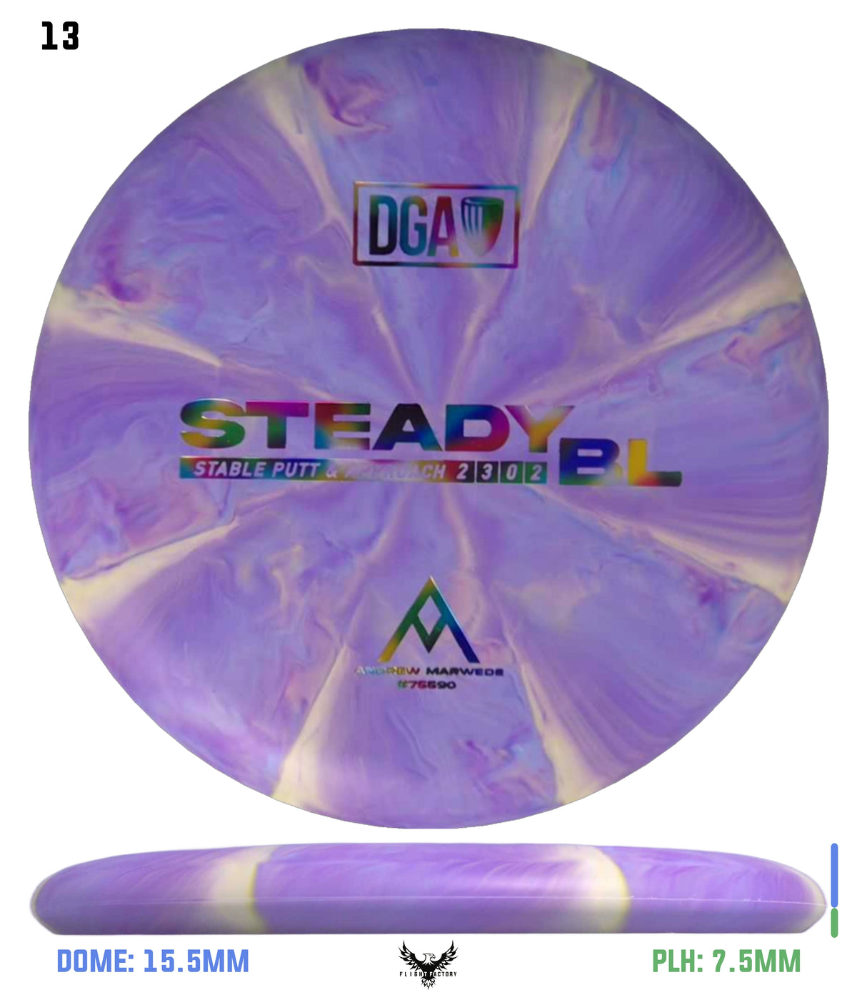 DGA Andrew Marwede Stone Swirl Steady BL