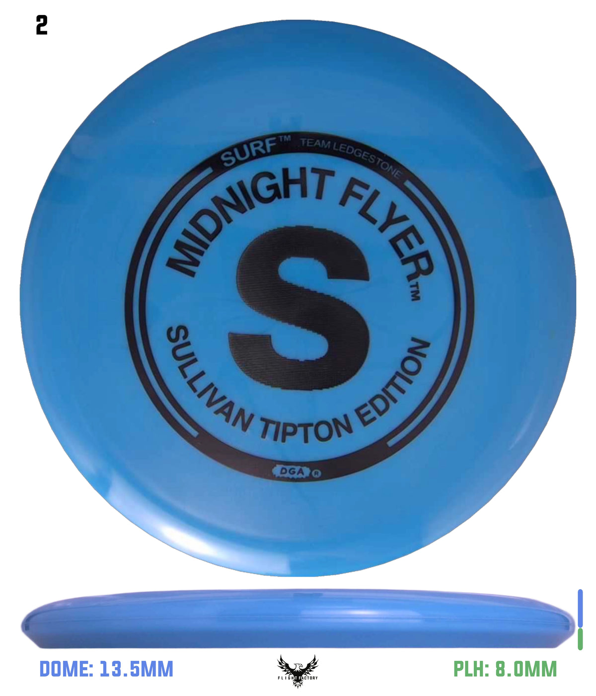 DGA Sullivan Tipton Color Glow Surf - Ledgestone 2025 Finale