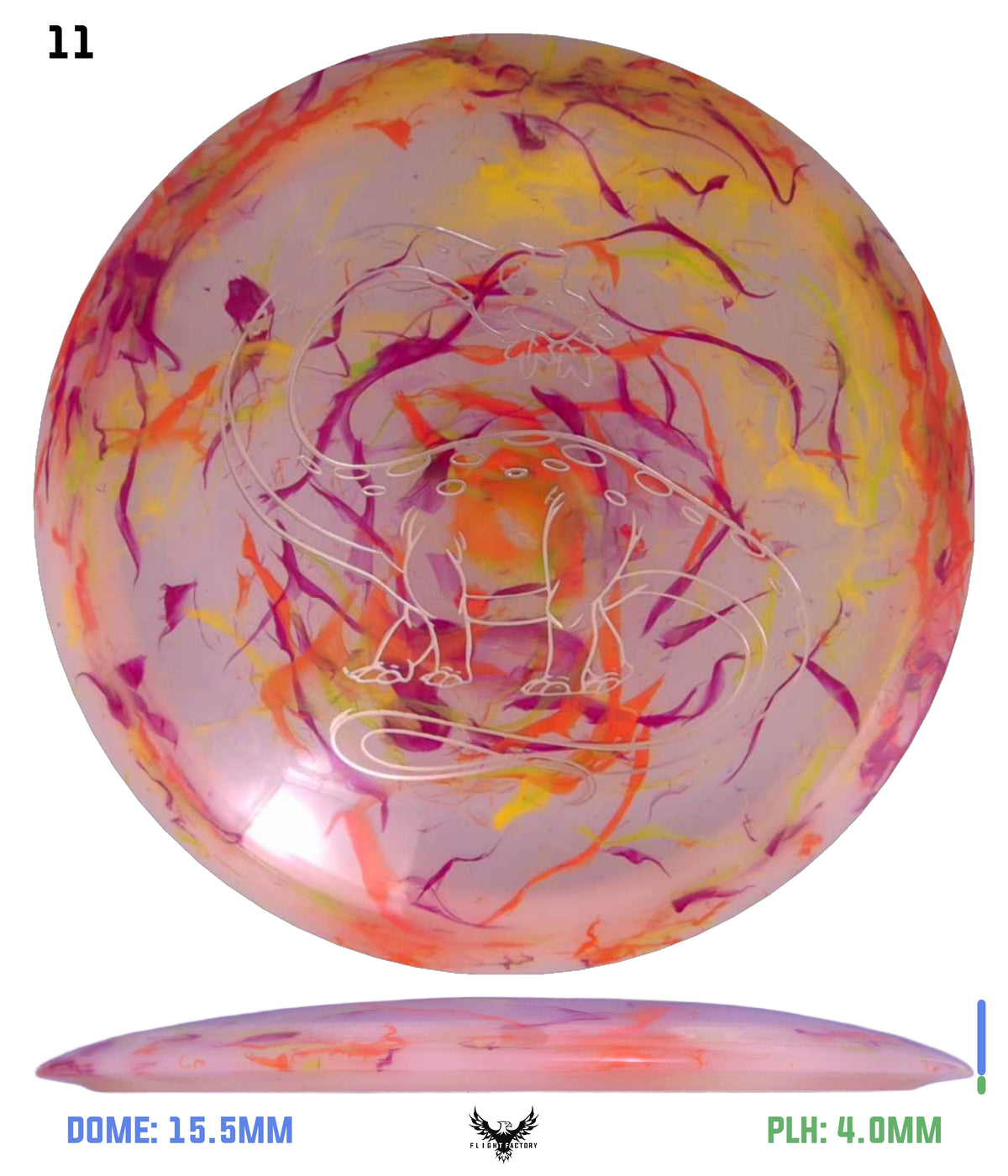 Dino Discs Eggshell Diplodocus