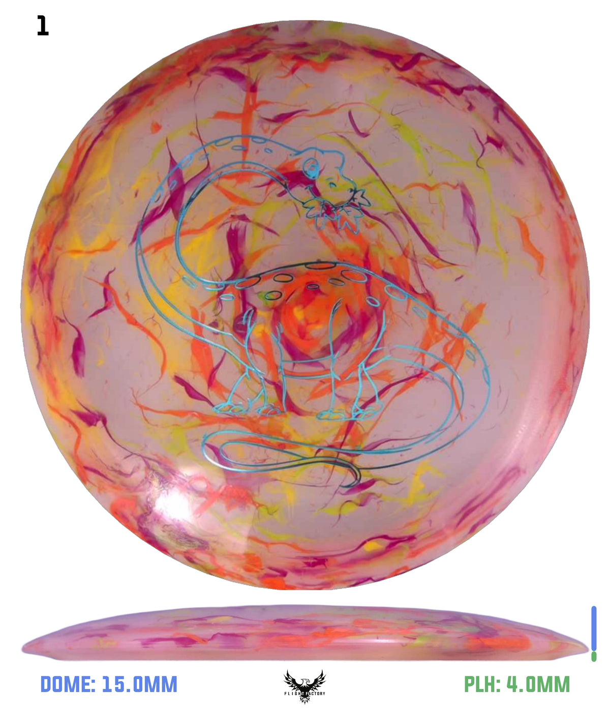 Dino Discs Eggshell Diplodocus