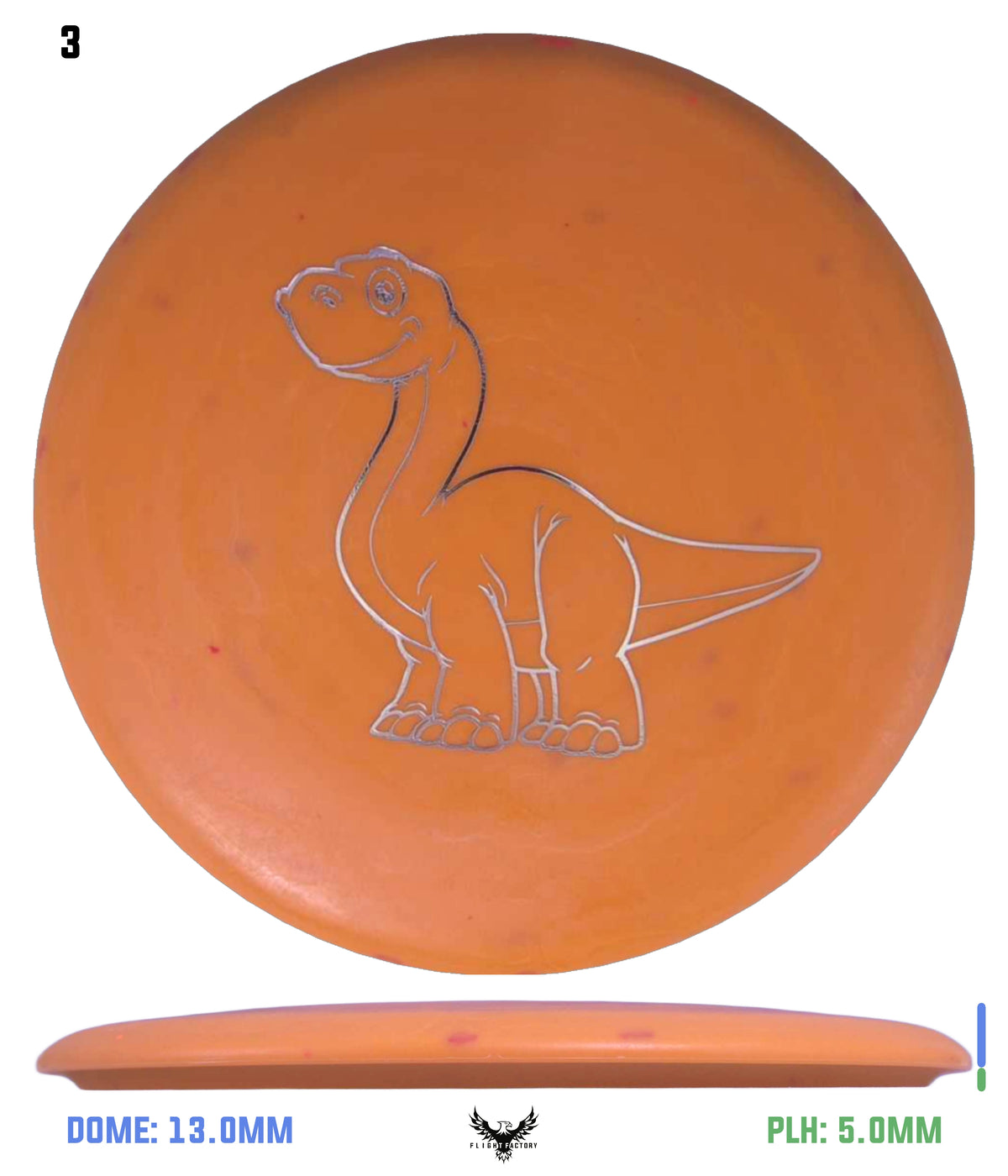 Dino Discs Eggshell Brachiosaurus