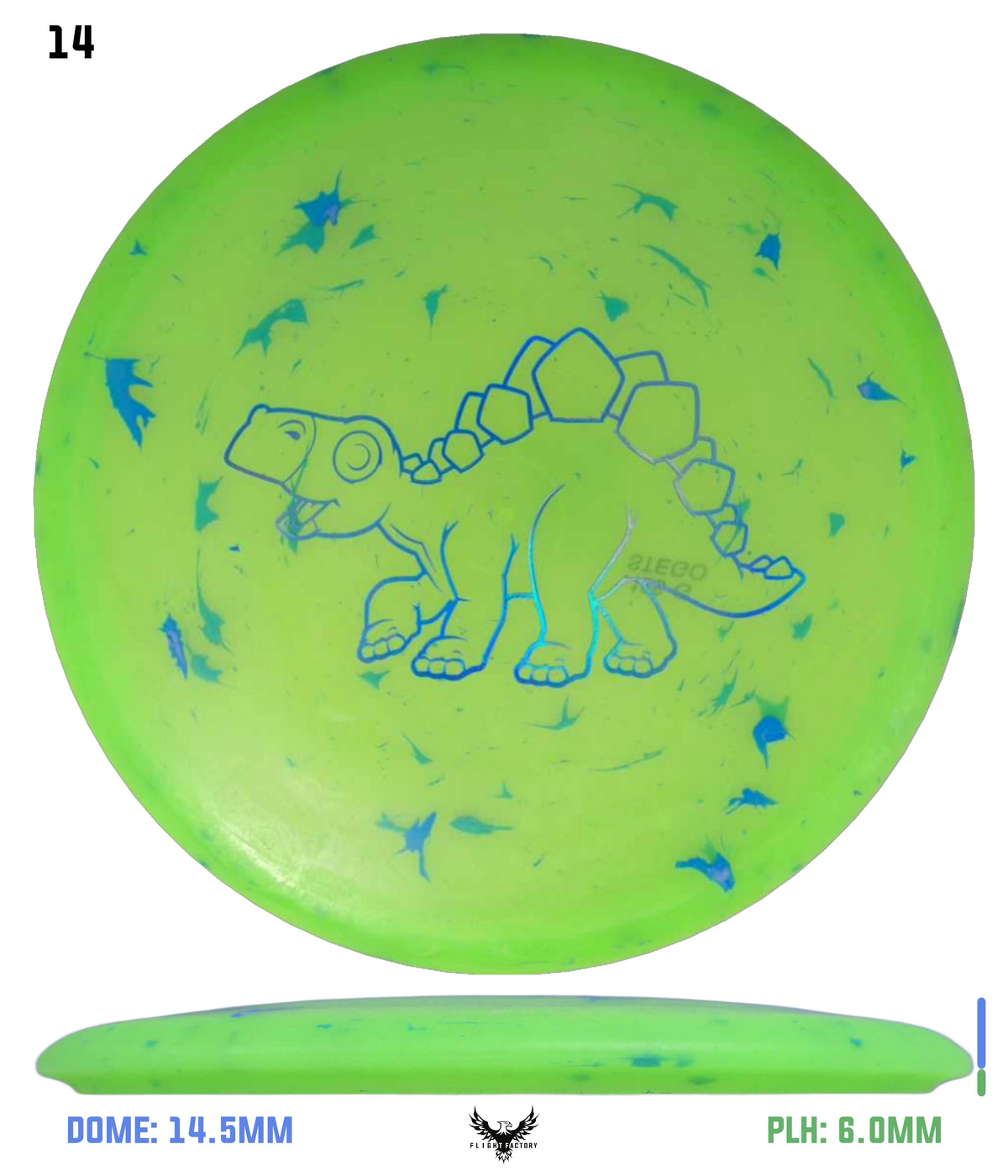 Dino Discs Eggshell Stegosaurus