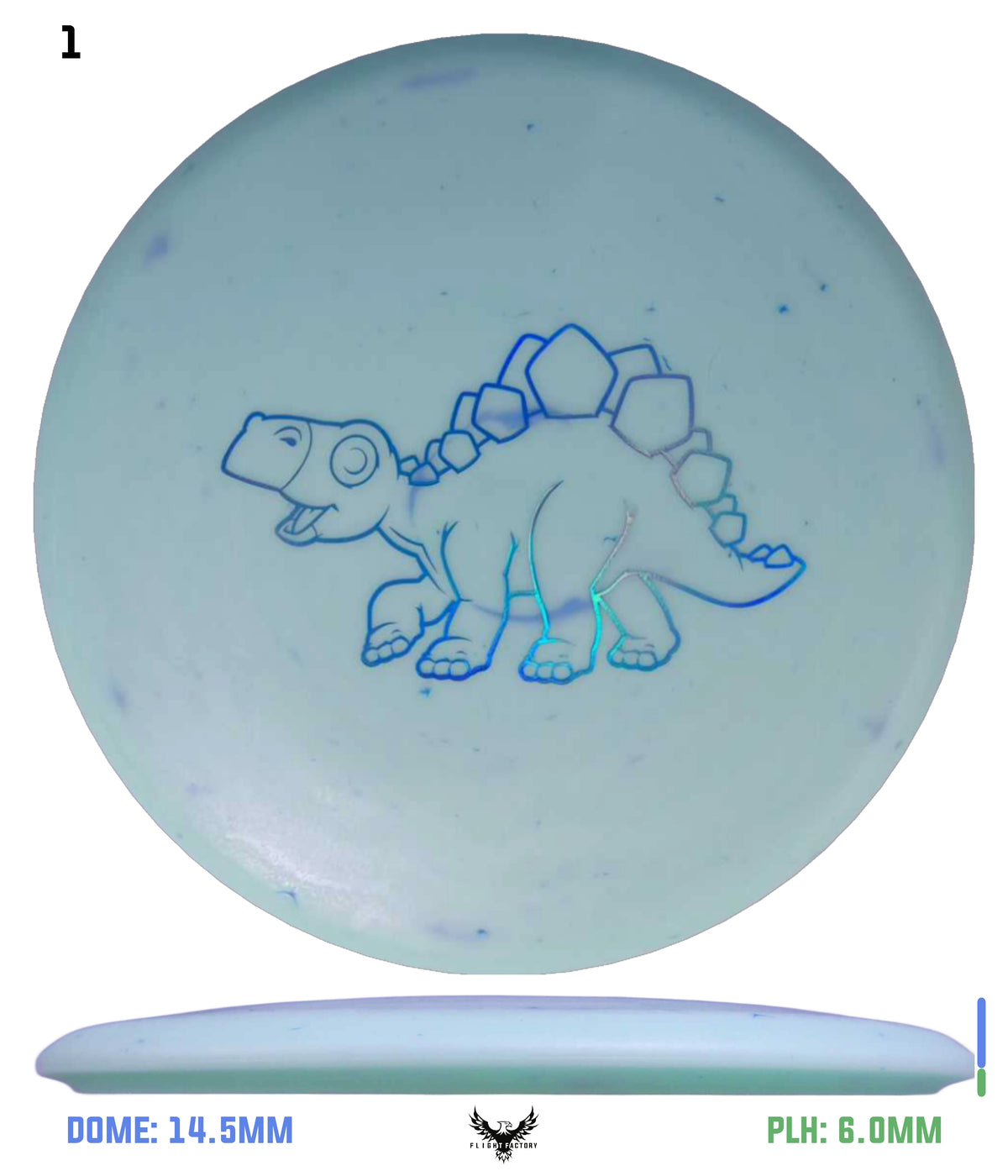 Dino Discs Eggshell Stegosaurus