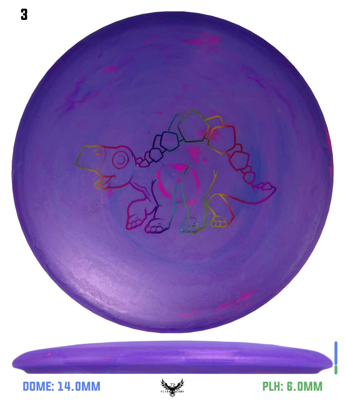 Dino Discs Eggshell Stegosaurus