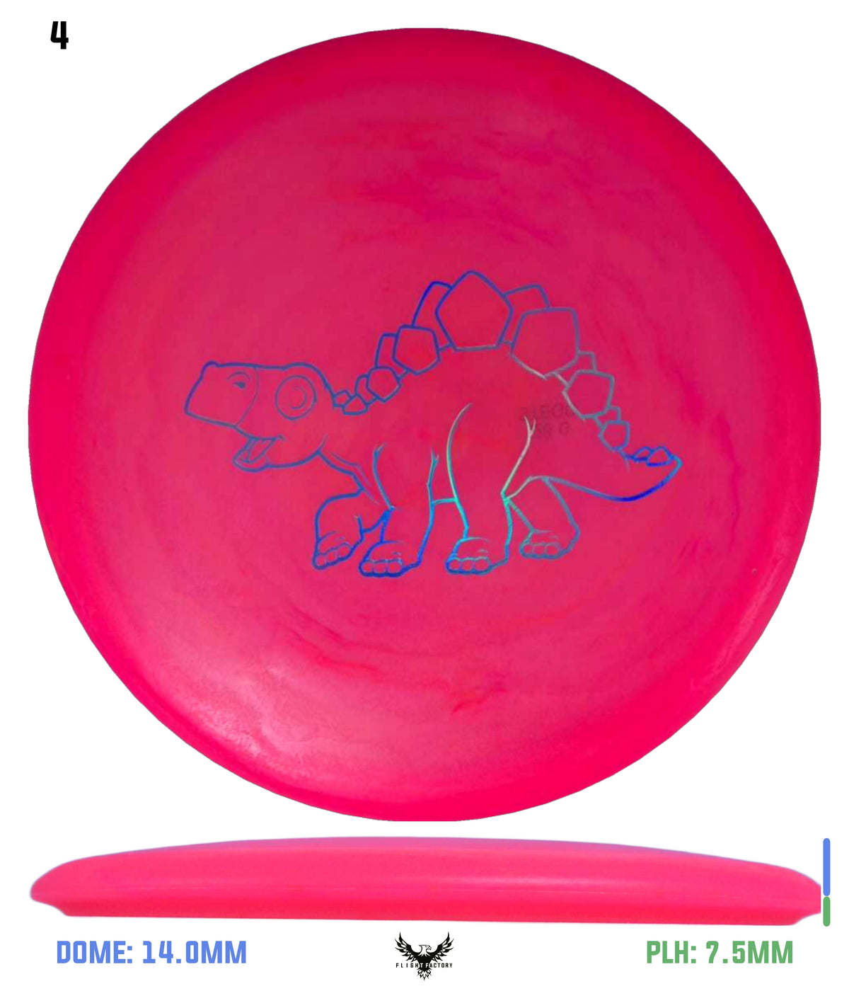 Dino Discs Eggshell Stegosaurus