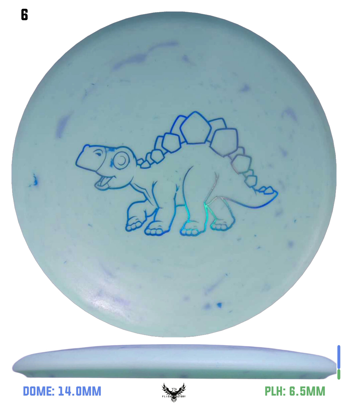 Dino Discs Eggshell Stegosaurus