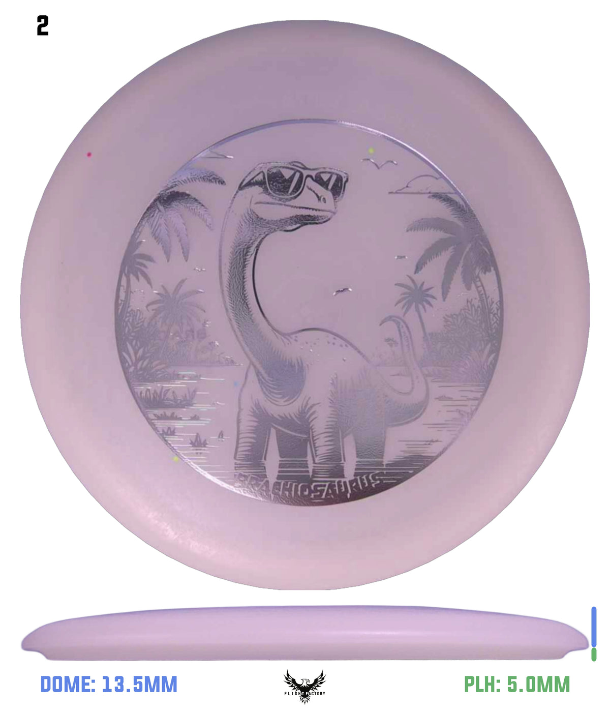 Dino Discs Eggshell Glow Brachiosaurus - Special Edition