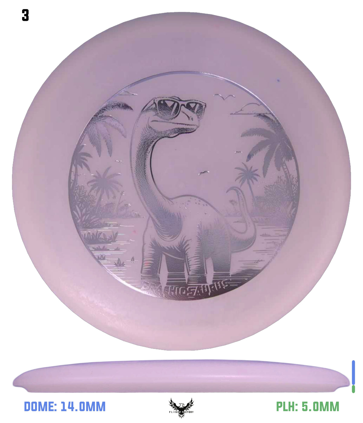Dino Discs Eggshell Glow Brachiosaurus - Special Edition