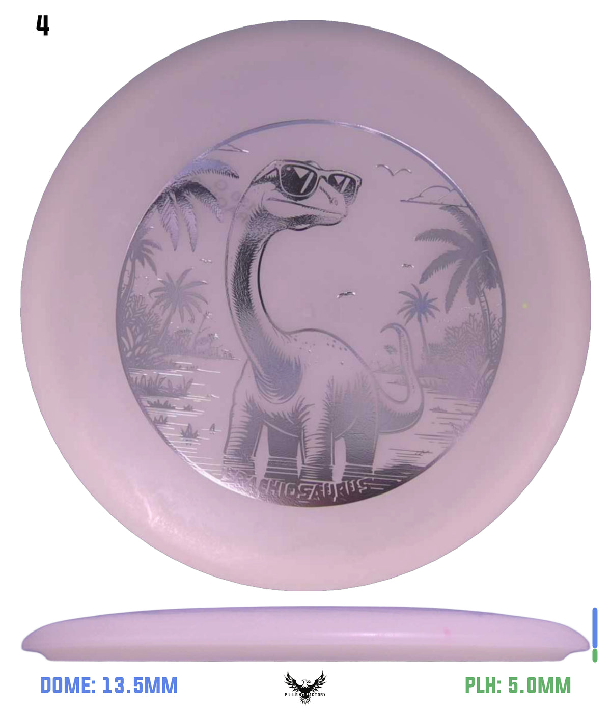 Dino Discs Eggshell Glow Brachiosaurus - Special Edition