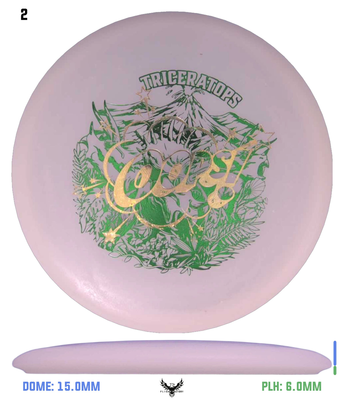 Dino Discs Eggshell Glow Stegosaurus - Misprints