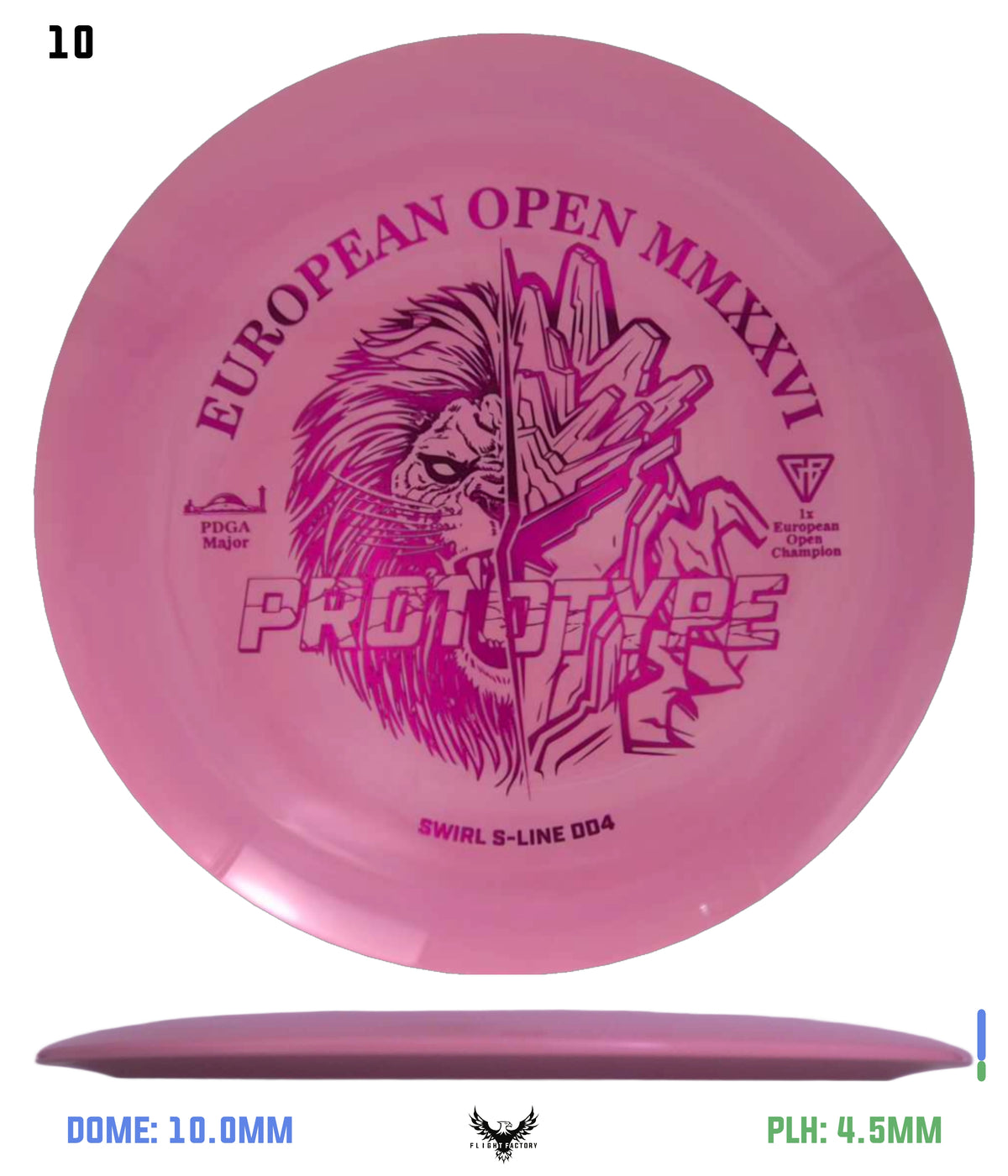 Discmania Prototype Swirl S-Line DD4 - European Open 2026 Fundraiser