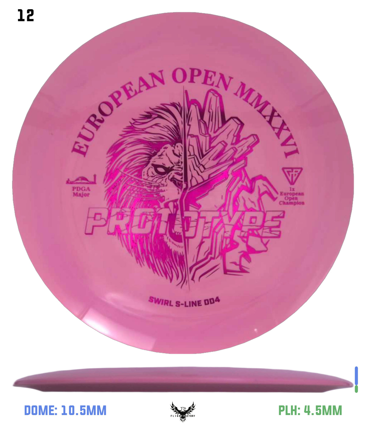 Discmania Prototype Swirl S-Line DD4 - European Open 2026 Fundraiser