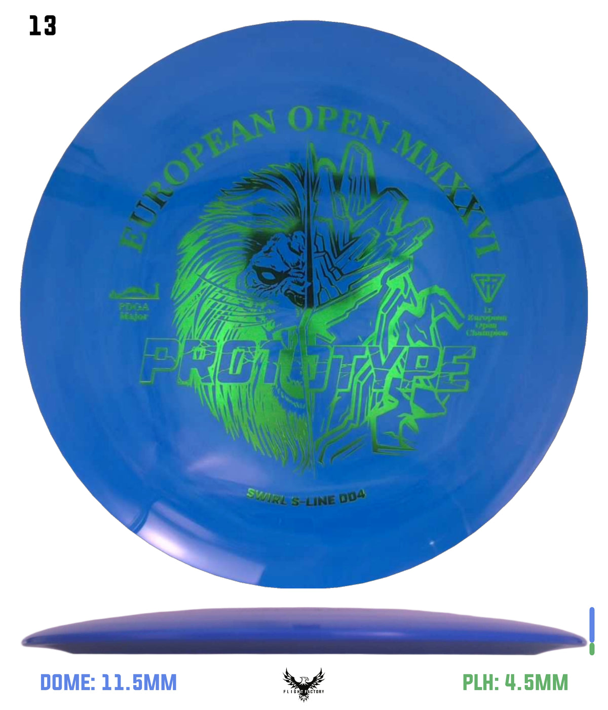 Discmania Prototype Swirl S-Line DD4 - European Open 2026 Fundraiser