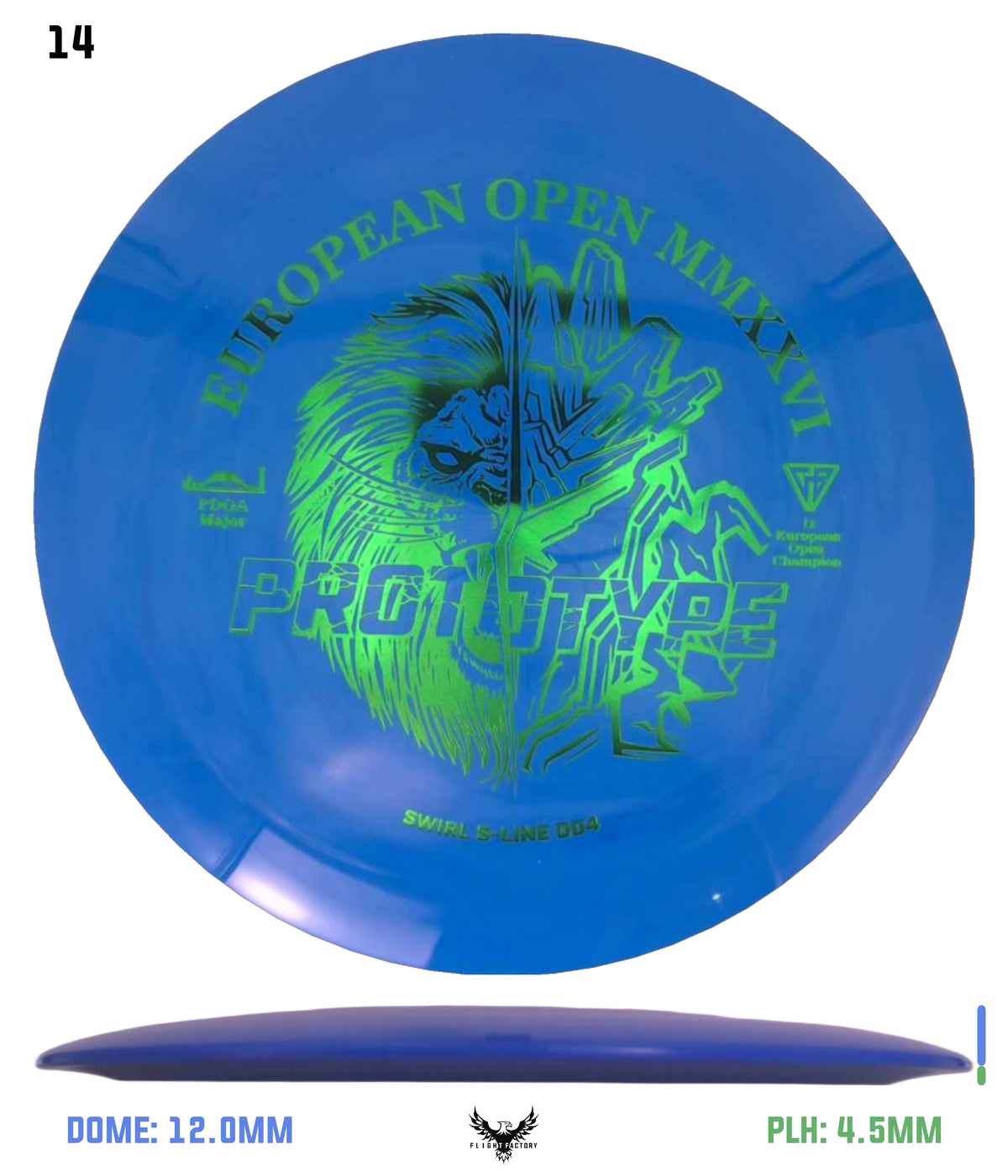 Discmania Prototype Swirl S-Line DD4 - European Open 2026 Fundraiser