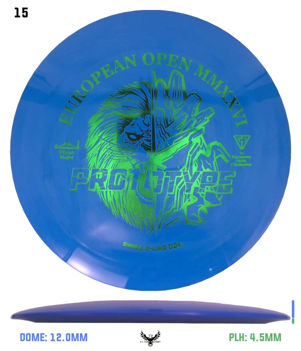 Discmania Prototype Swirl S-Line DD4 - European Open 2026 Fundraiser