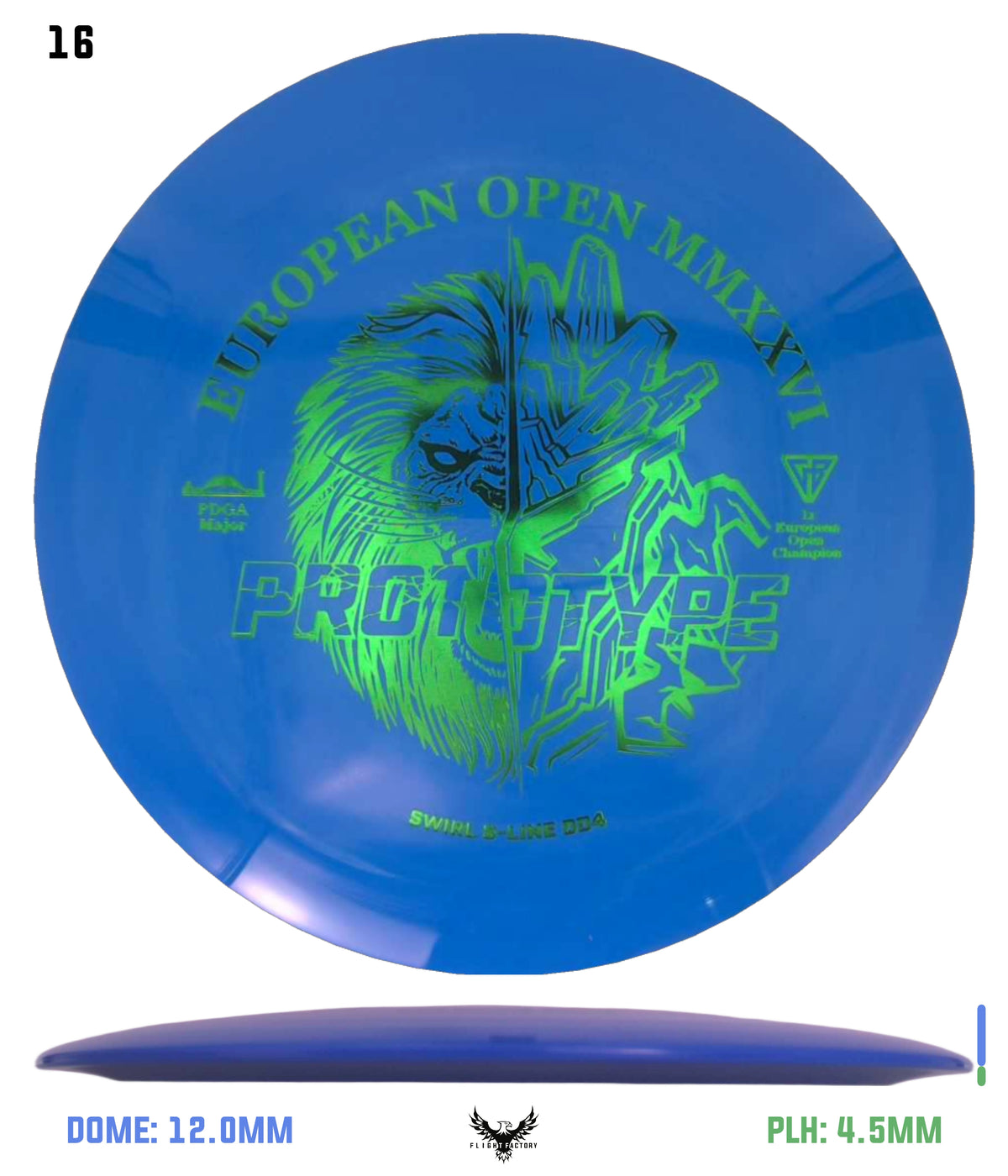 Discmania Prototype Swirl S-Line DD4 - European Open 2026 Fundraiser