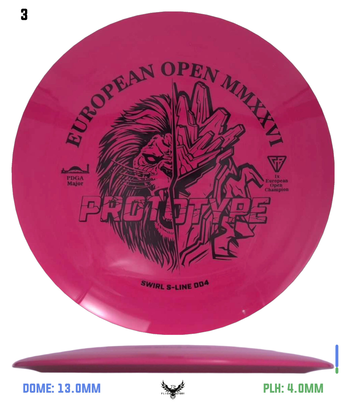 Discmania Prototype Swirl S-Line DD4 - European Open 2026 Fundraiser