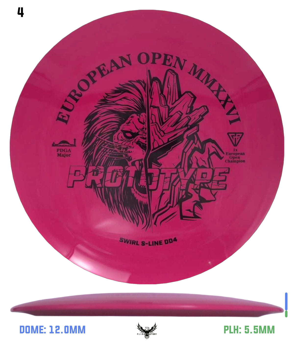 Discmania Prototype Swirl S-Line DD4 - European Open 2026 Fundraiser